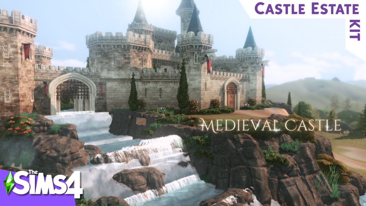 The Sims 4 Castle Estate Kit - Medieval Castle - Speed  Build (NoCC)