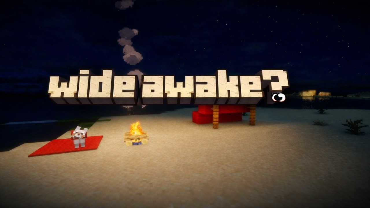 Sleep in 5 Minutes 💤 Night Beach Campfire (Minecraft Sleep Ambience)