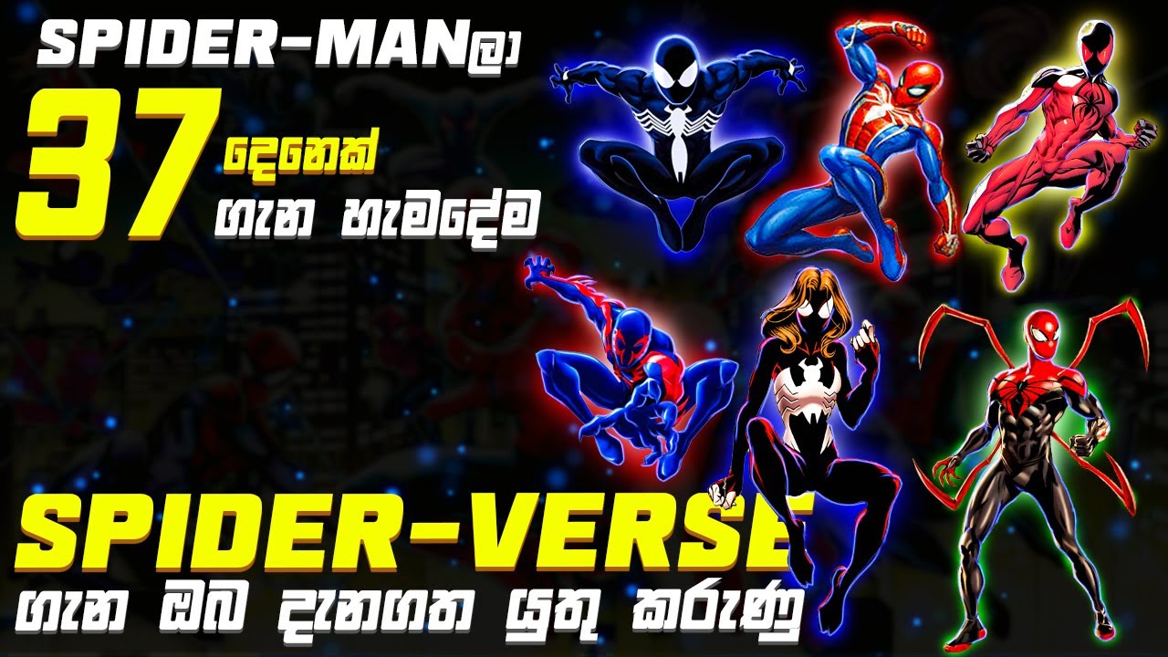 Beyond The Spider-verse බලන්න කලින් දැනගත යුතු කරුණු | Spider-verse Sinhala Review