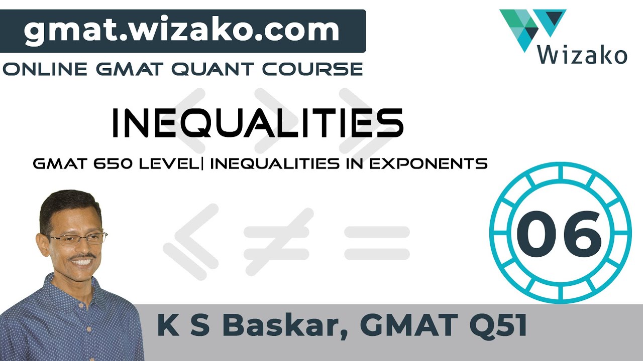 Inequalities in Exponents | GMAT 650+ Level DS Question | GMAT Online Preparation