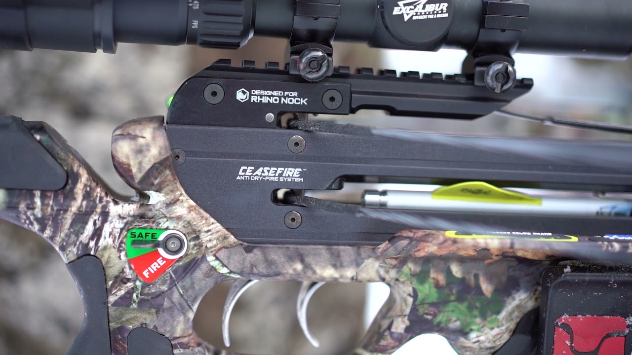 Excalibur® TwinStrike Crossbow Package - Loading and Shooting