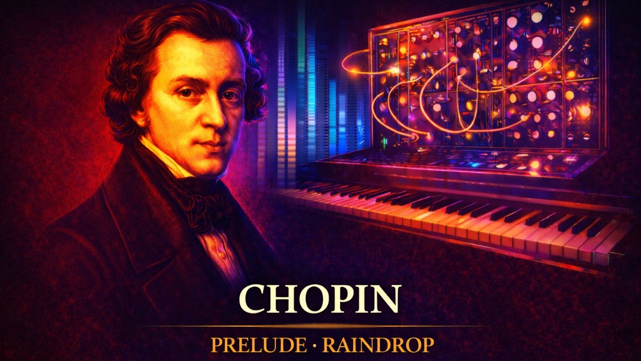 Chopin – “Raindrop” Prelude in D-flat Major, Op. 28 No. 15 (Synthesized)