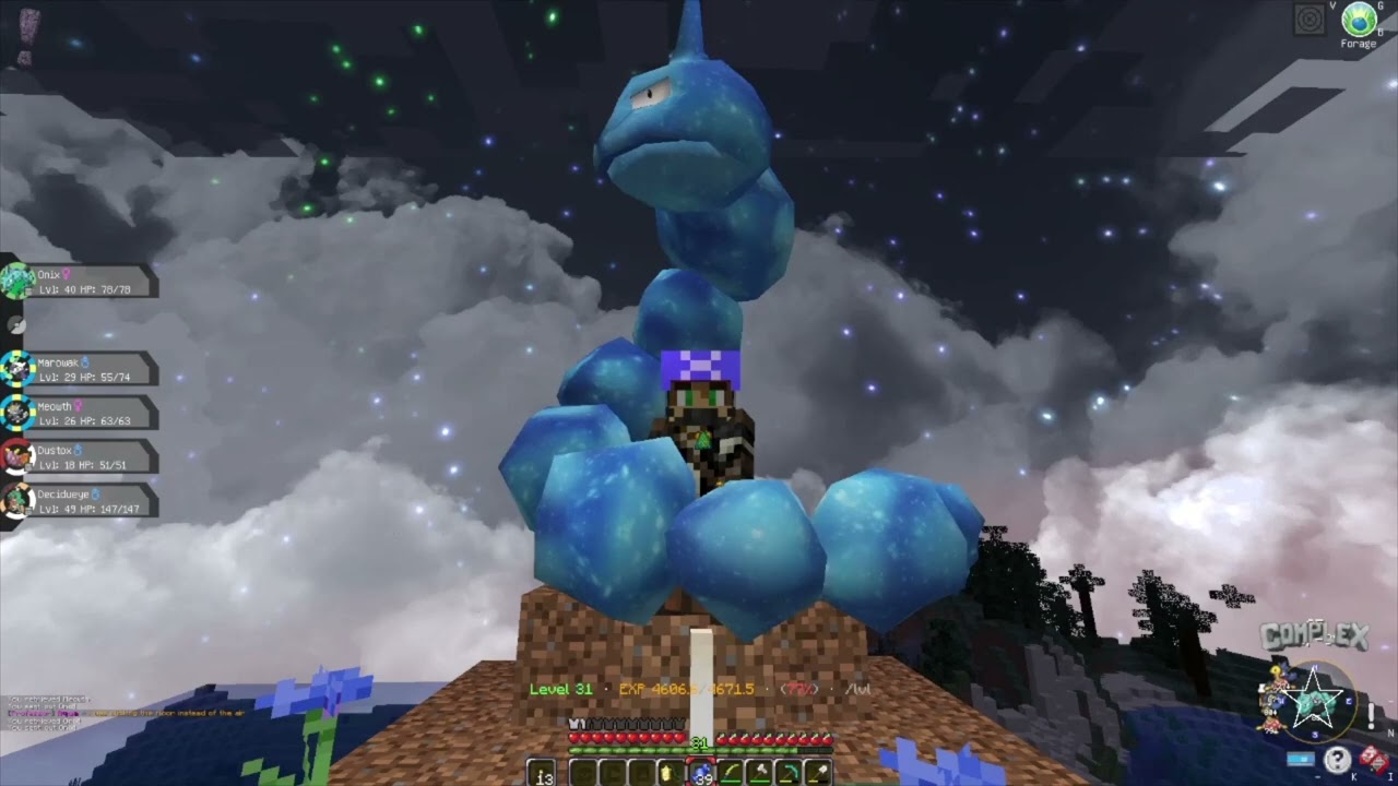 Pixelmon How to Evolve Crystal Onix into Crystal Steelix
