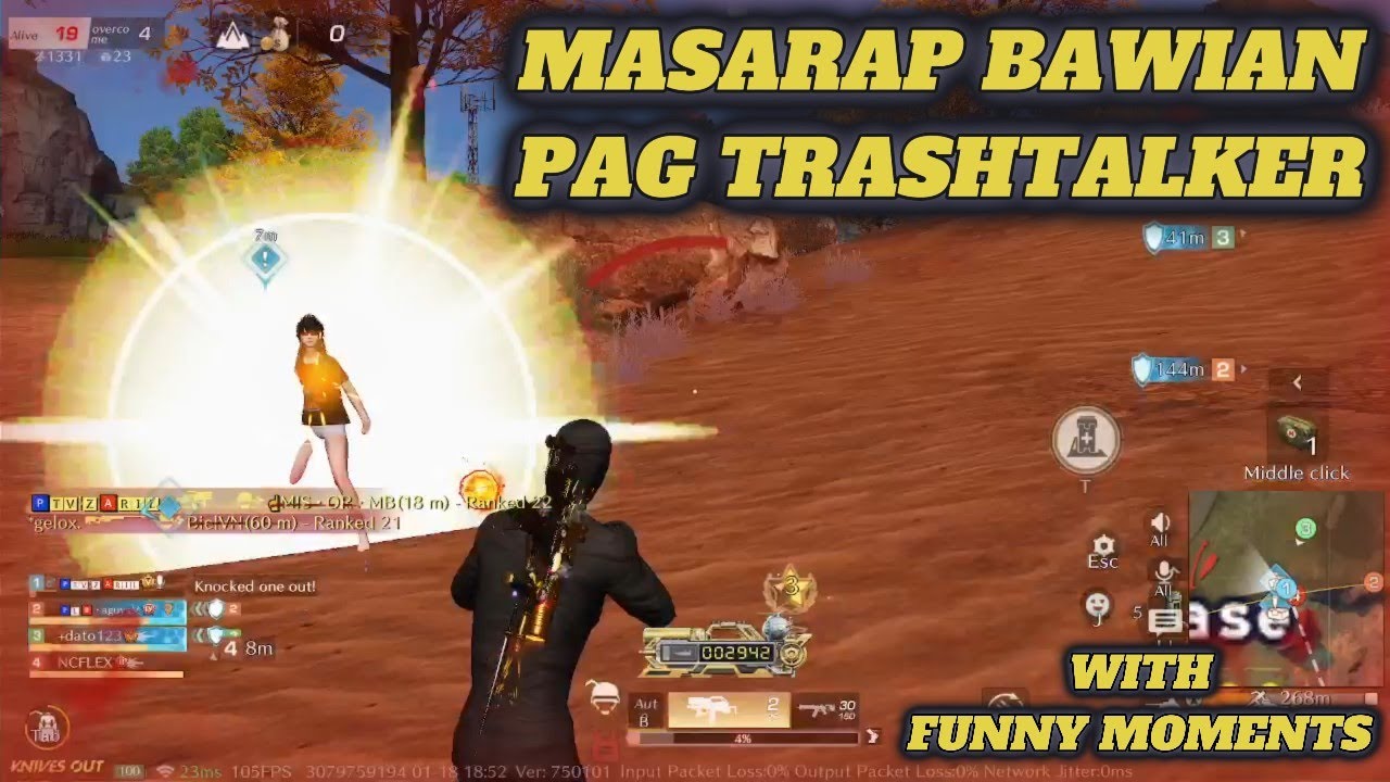 KNIVES OUT GAMEPLAY #334 | PAG TRASHTALKER DAPAT BAWIAN YAN.