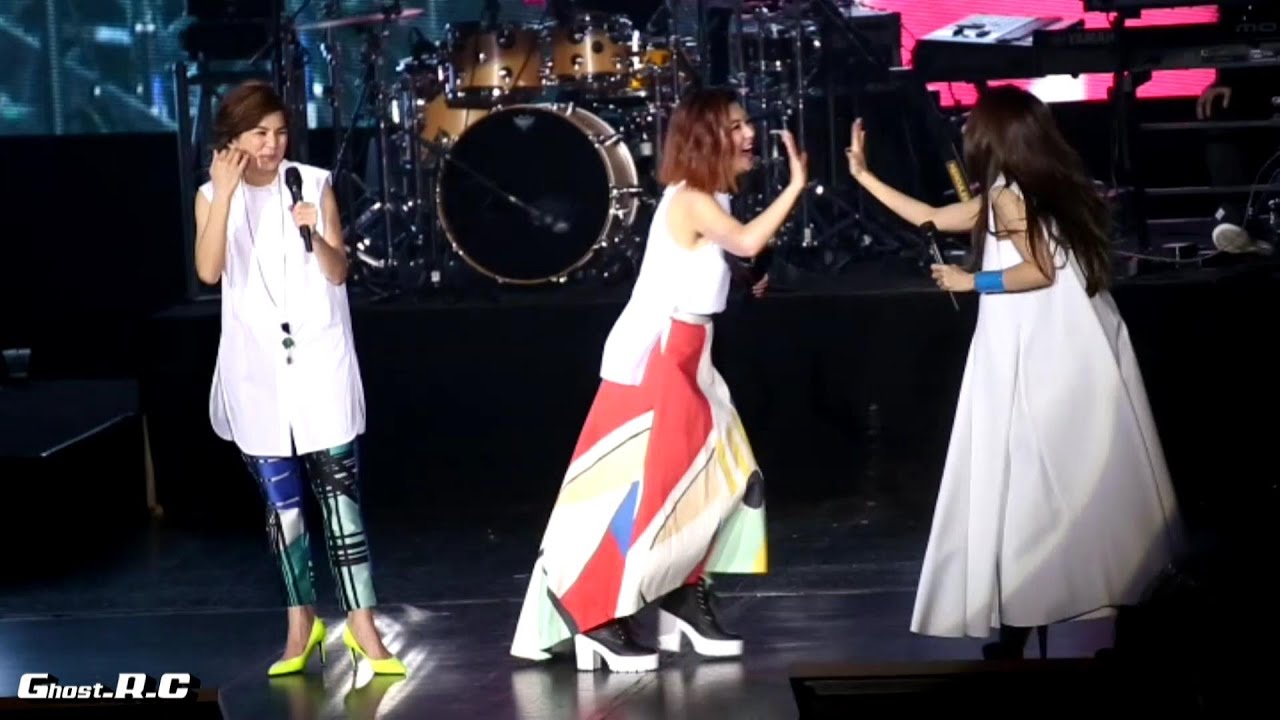 S.H.E - Talking(D1) 4 - SH一起尖叫嚇Ella + 愛的鼓勵 @ 不說再見(Day1) [Ghost.R.C]