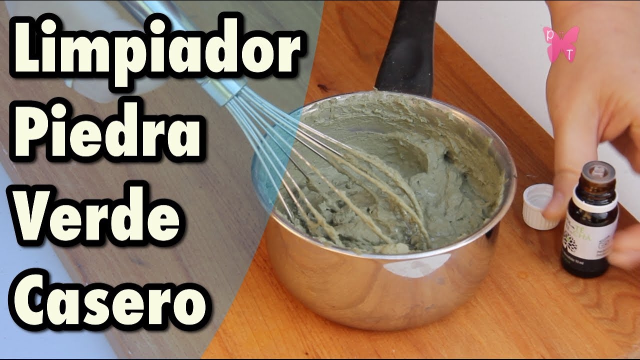 Limpiador de arcilla: cómo hacer piedra verde casera