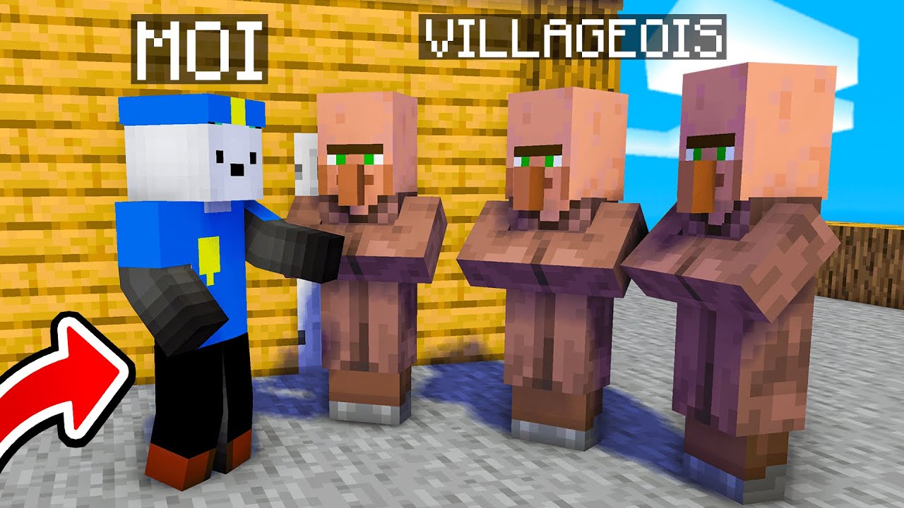 J’ai sauvé le Village en devenant POLICIER sur Minecraft !