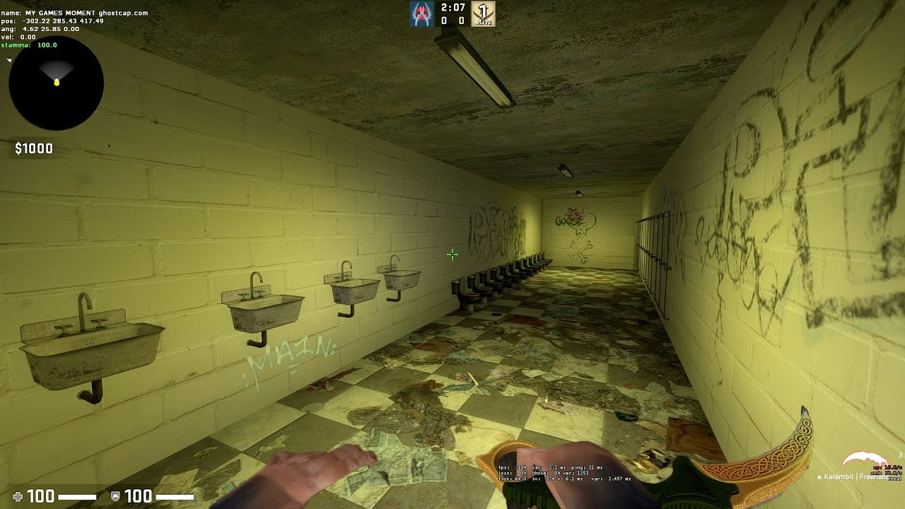 CS:GO ЗОМБИ ВЫЖИВАНИЕ МОД КАРТА zm_school_hdr_v5