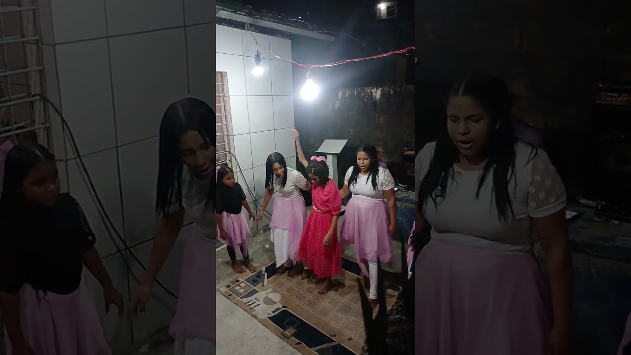 Voz que clama no deserto dança profética no culto de ação e graça de Karolzinha🎂👏🏽👏🏽🥹🥰