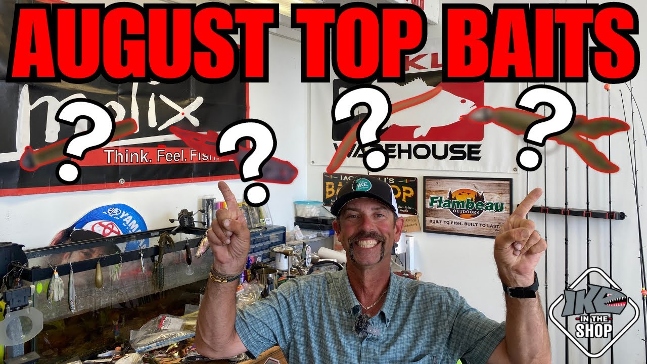 Top Bass Fishing Baits for August!!! (MUST HAVE!)