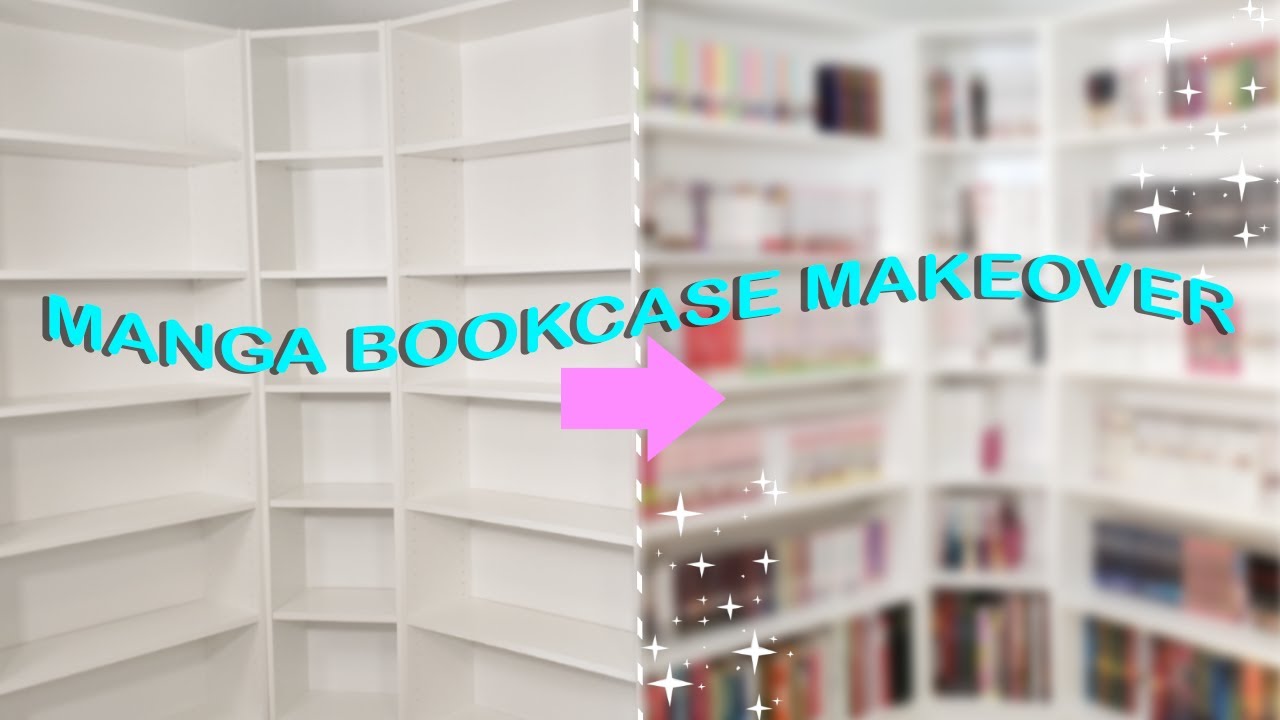 ORGANIZE My Manga Bookshelf With Me! 📚 ~IKEA BILLY Bookcase Library Room MAKEOVER~