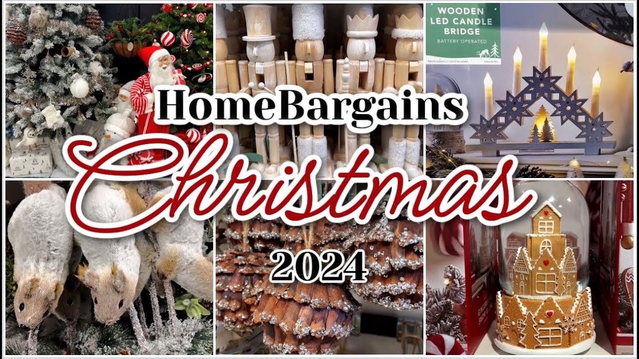 NEW Home Bargains Christmas // Christmas shop with me 2024
