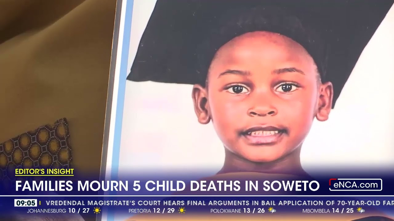 Families mourn five child deaths in Soweto
