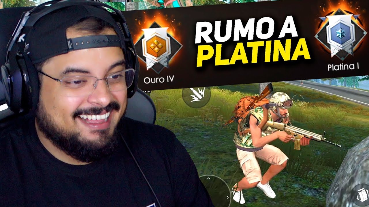 SQUAD DA BRODaria RUMO A PLATINA no Free Fire Battlegrounds