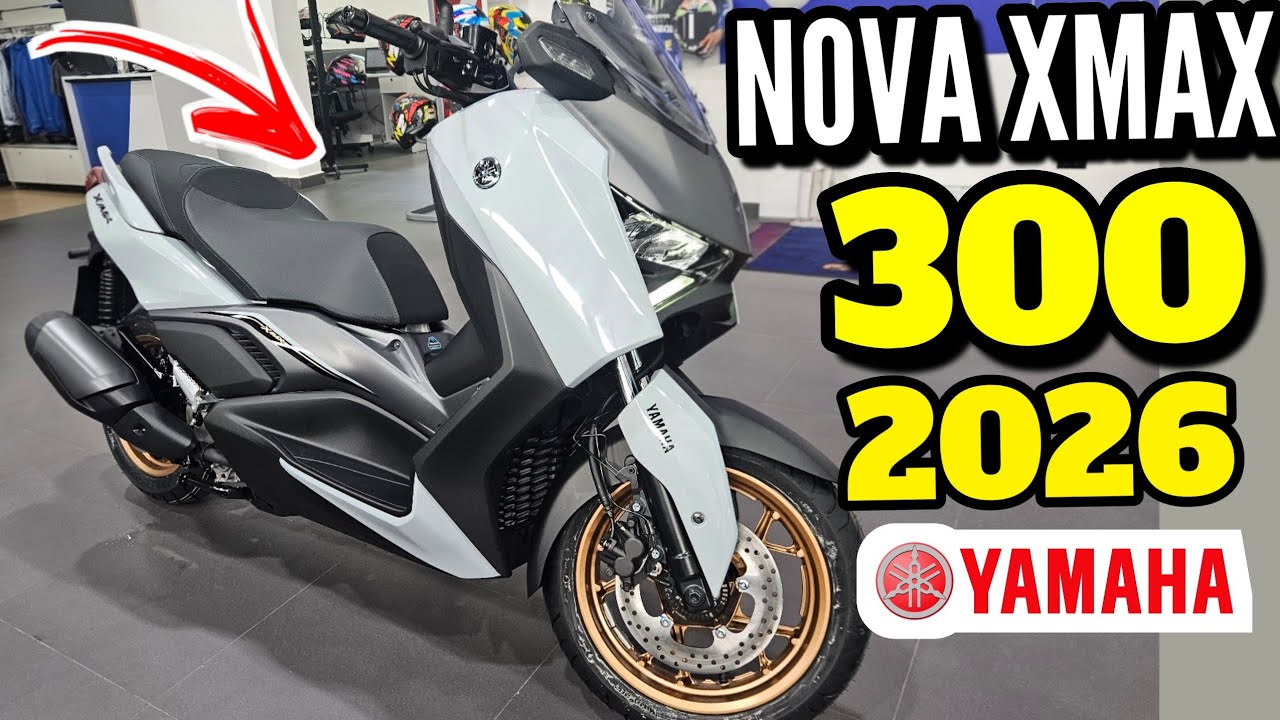 NOVA XMAX 300 2026 CHEGOU COM MUDAN&Ccedil;AS E PRE&Ccedil;O