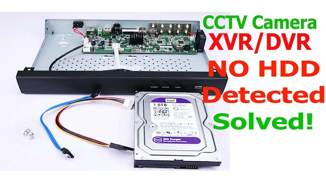 DVR XVR No HDD Problem Solution | Dahua DVR/XVR No HDD Beep