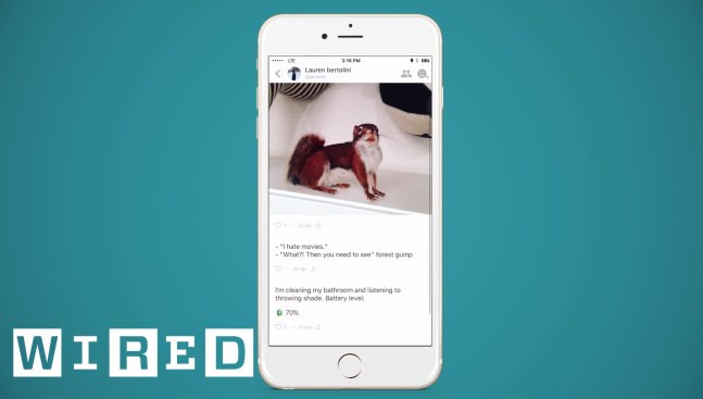 New Social App Peach Lets You Throw Cake