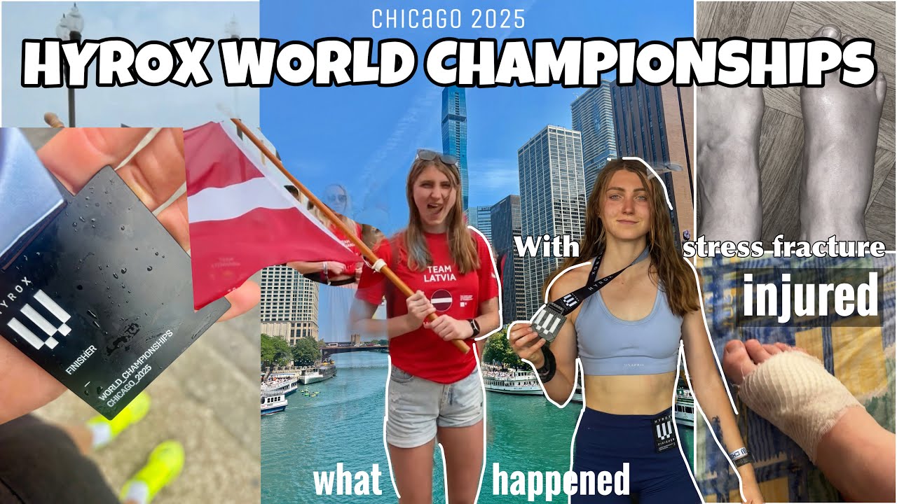 Hyrox World championships in USA INJURED-my race weekend experience & a Week in Chicago 