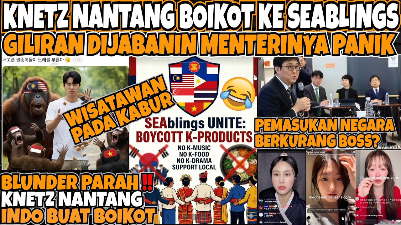 KNEZT NANTANG BOIKOT KE INDO‼️DIJABANIN MALAH MENTERINYA PANIK🤣‼️PEMASUKAN NEGARA BERKURANG BOS‼️