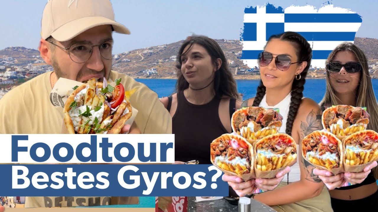BESTES GYROS IN THESSALONIKI? Wir haben 100 Menschen gefragt 🇬🇷🔥| Griechenland Foodtour