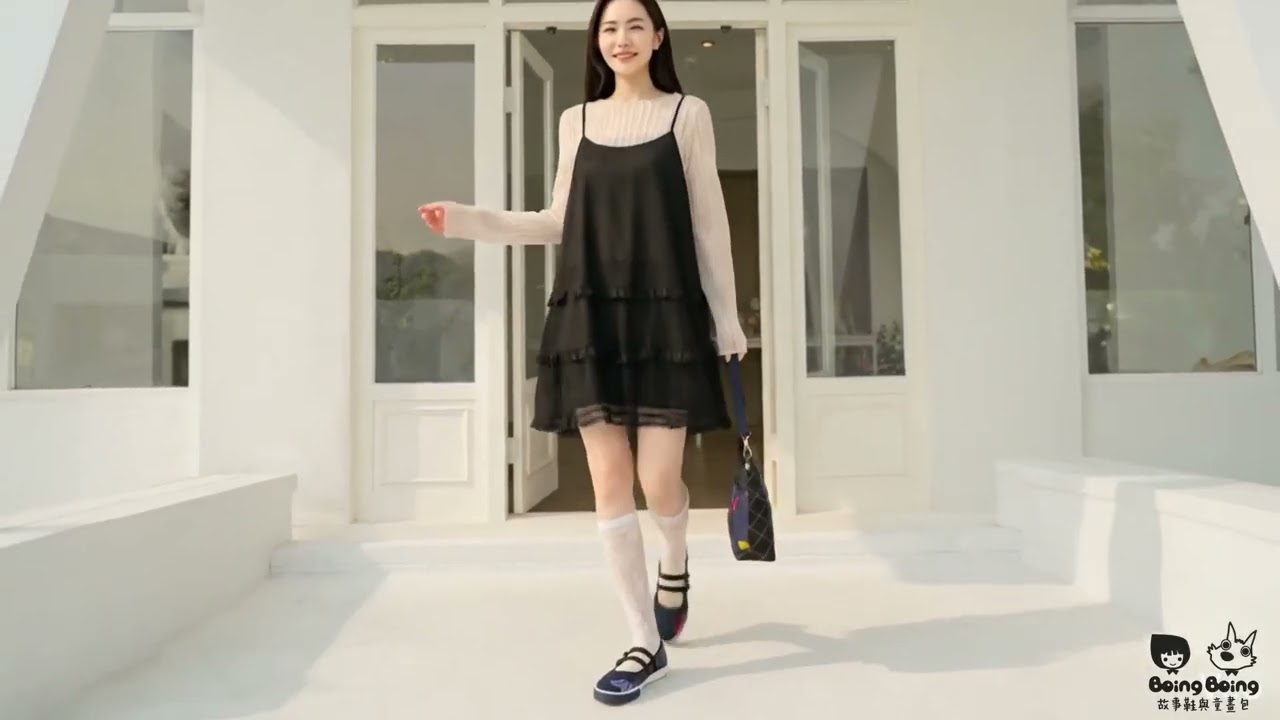 【Boing Boing故事鞋】小漫瑪莉珍-浪花朵朵