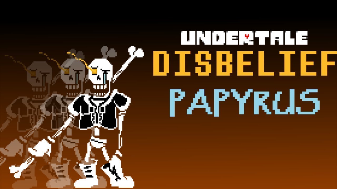 Disbelief Papyrus Fan Game + Pacifist And Genocide Ending!