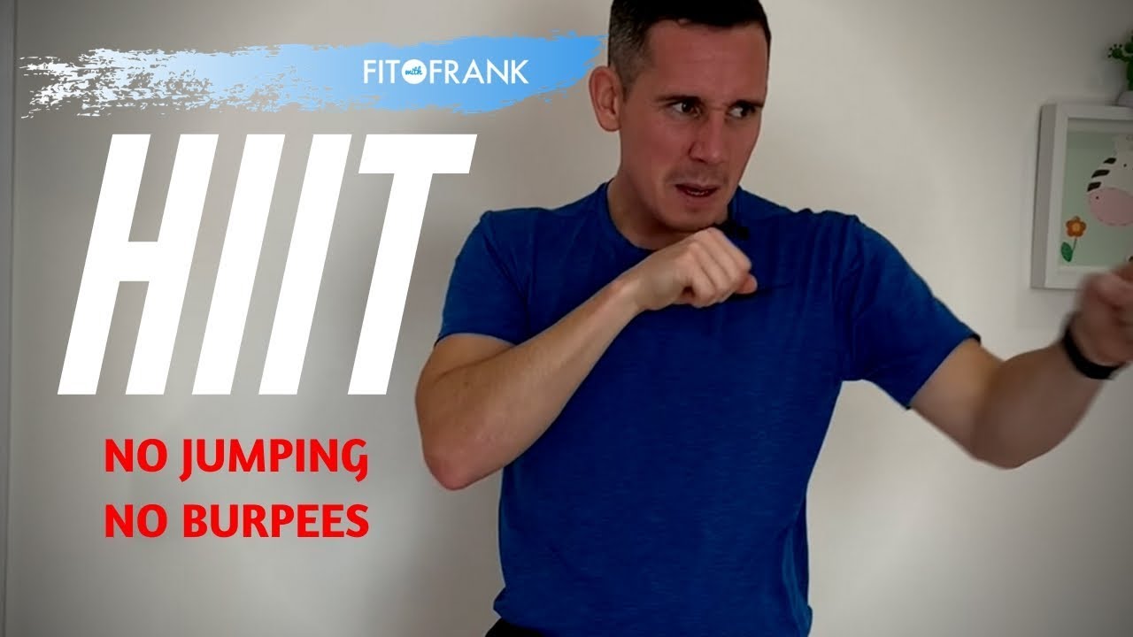 20 minute Low Impact Bodyweight HIIT Workout | NO Jumping | NO Burpees
