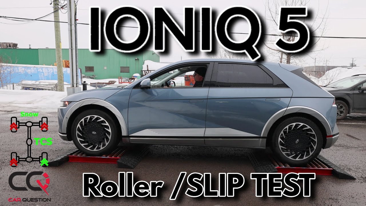Hyundai Ioniq 5 AWD Тест на роликах / скольжении: отличные характеристики!