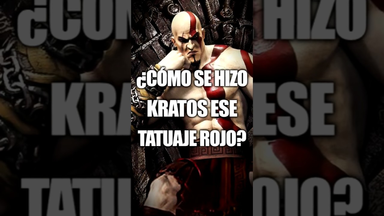 HOW DID KRATOS GET THE RED TATTOO? | #Shorts 🔥