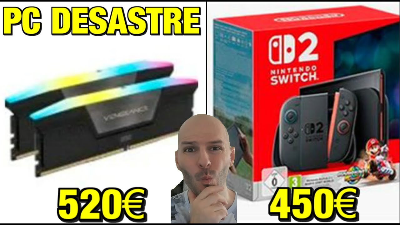 32Gb de RAM Ya es m&aacute;s Caro Que Nintendo Switch 2 - Sasel - Pc
