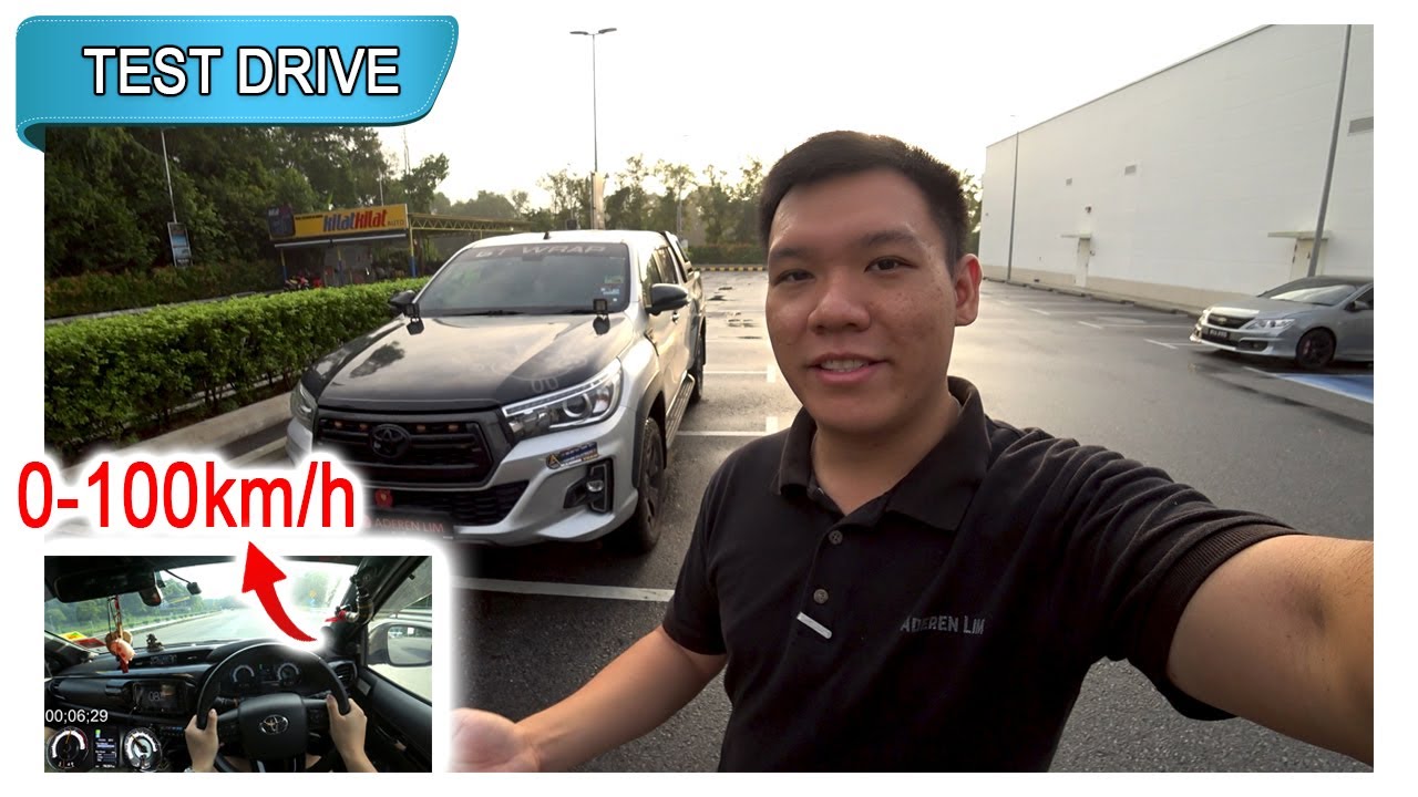 Part 1/2 | Toyota Hilux 2.8 REVO Black Edition | Malaysia #POV [Test Drive] [CC Subtitle]