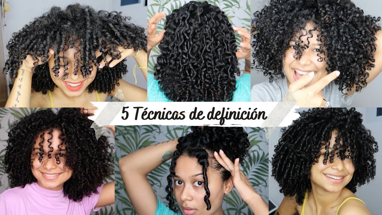 5 Técnicas DEFINICIÓN de RIZOS FÁCILES y RÁPIDAS, QUE AMARÁS  - Cabello Rizado / Crespo 🌴