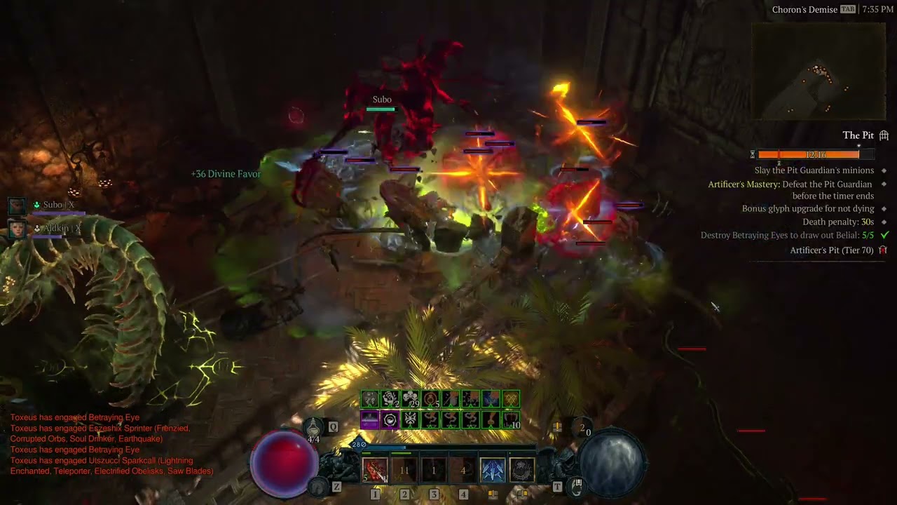 Diablo IV S11 Andariel perk Quill Poison born