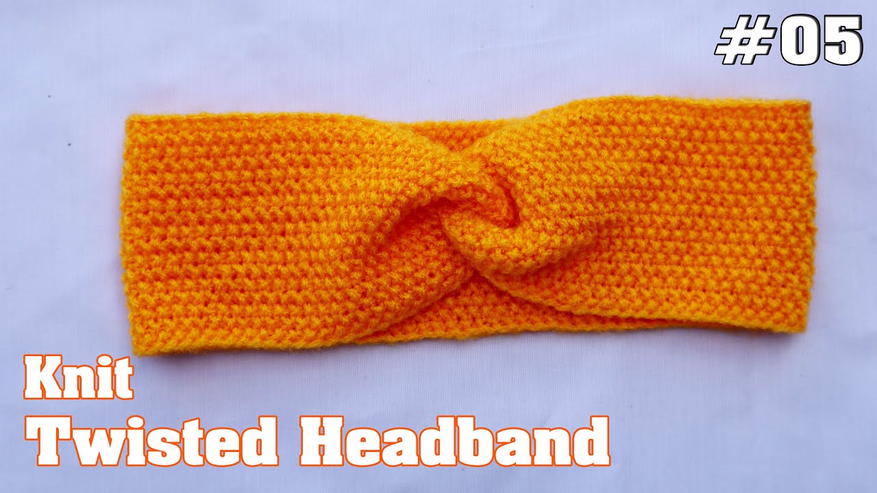How to Knit Twisted Headband | Headband Bunne Tarika | Twisted Headband Tutorial | Twist Headband