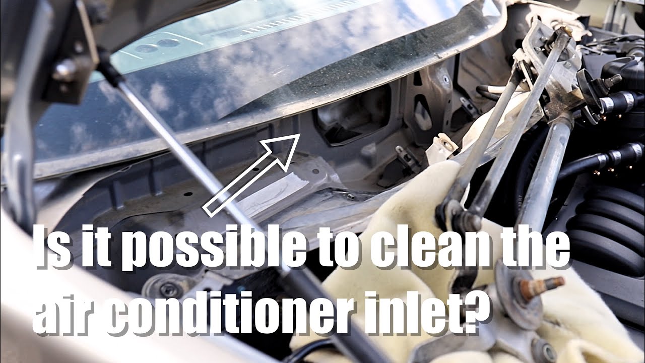 X-TRAIL T31 /Can you get rid of air conditioner odors?/エアコン導入口の清掃は可能か
