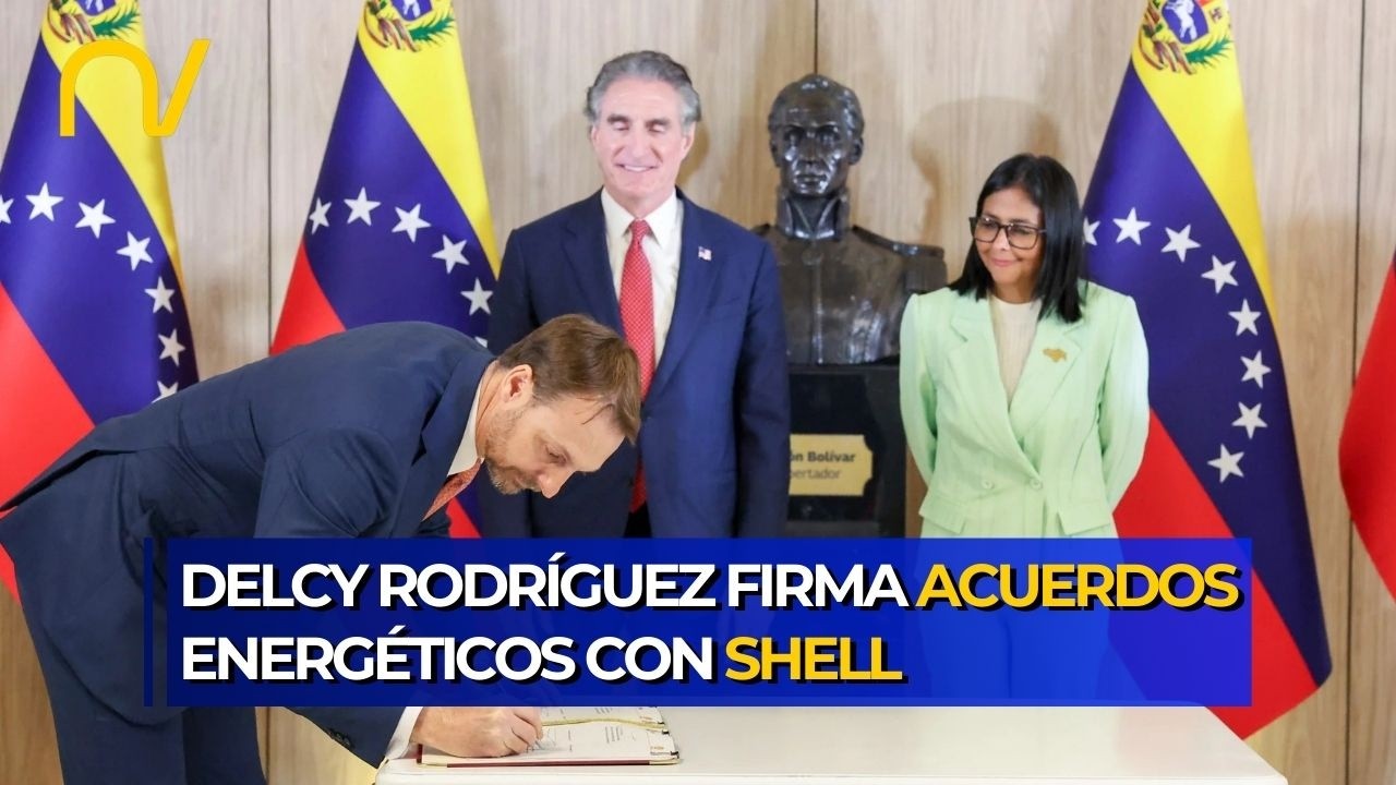 Delcy Rodríguez anuncia nuevos acuerdos de cooperación energética con Shell