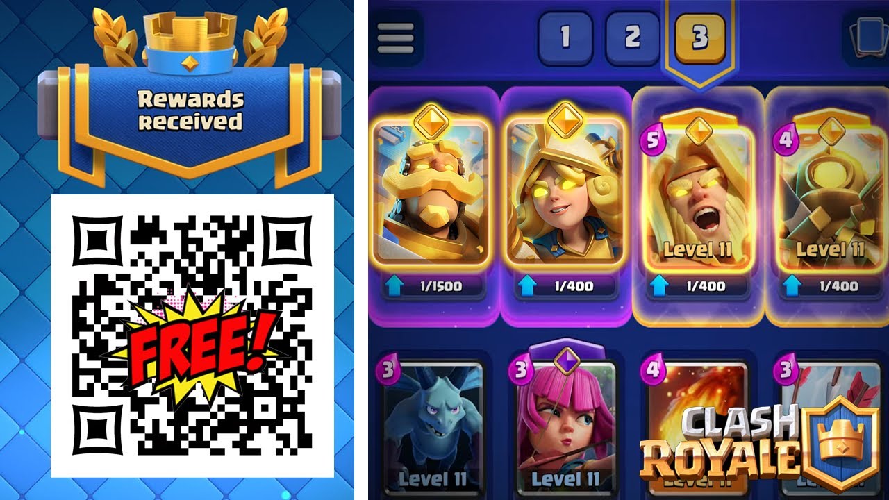 NEW FREE QR CODE in Clash Royale and New Heroes are BROKEN!