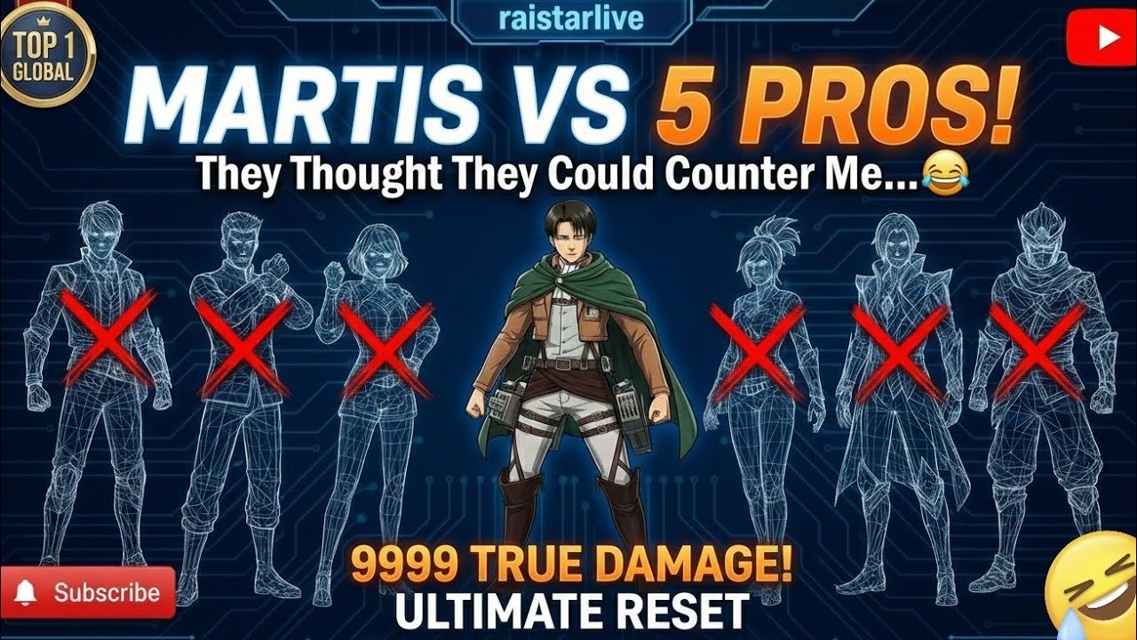 MARTIS VS 5 PROS! They Thought They Could Counter Me...😂 
