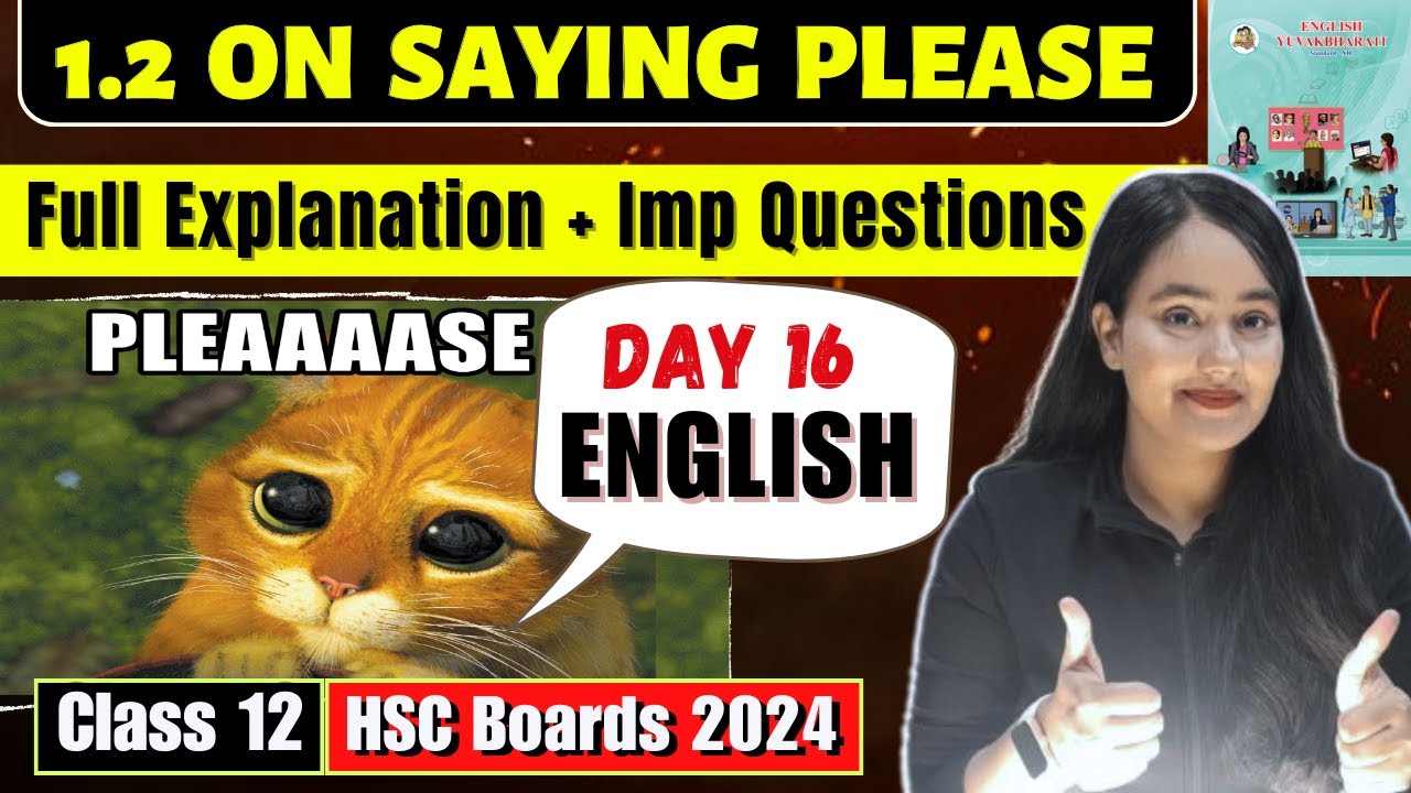 DAY 16 of 25| ONE SHOT SERIES| English| Class 12 HSC| By @naazacademyofficial​
