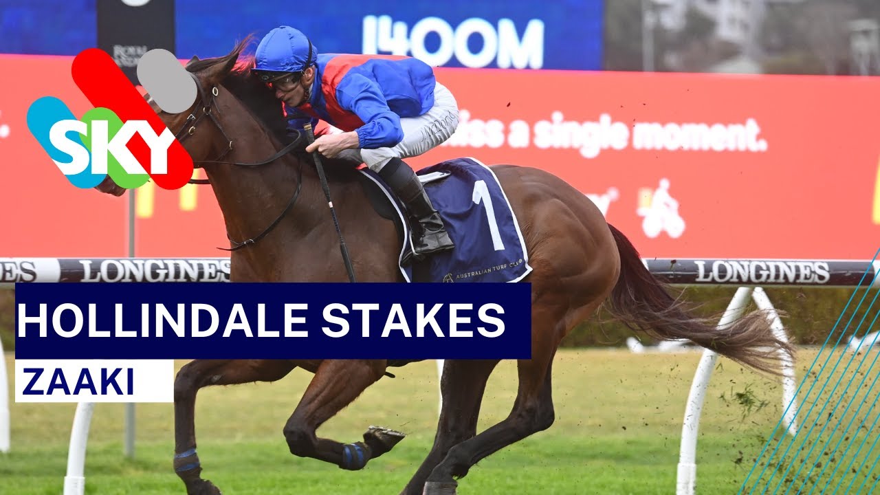 Zaaki wins the Hollindale Stakes at Sunshine Coast
