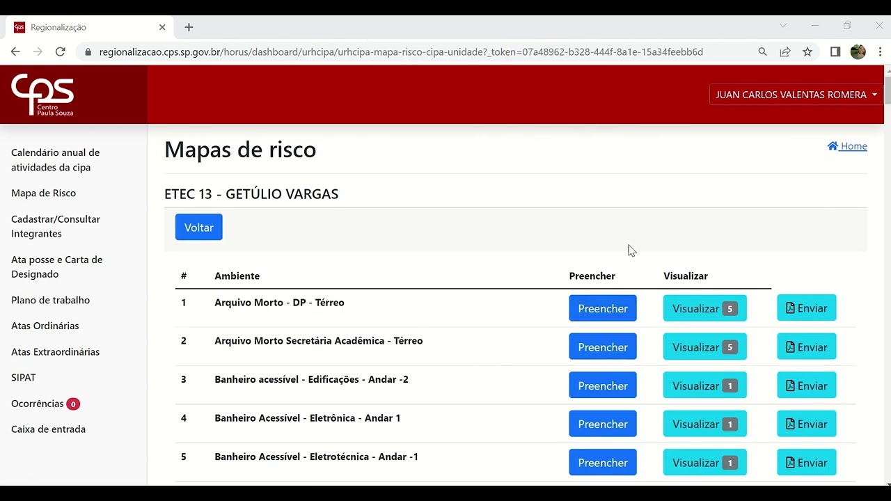 Mapa de risco   CIPA CPS