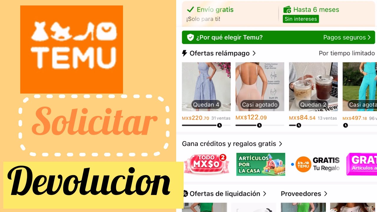COMO HACER UNA DEVOLUCI&Oacute;N EN @TEMU #temu #devolucion @temuoficial