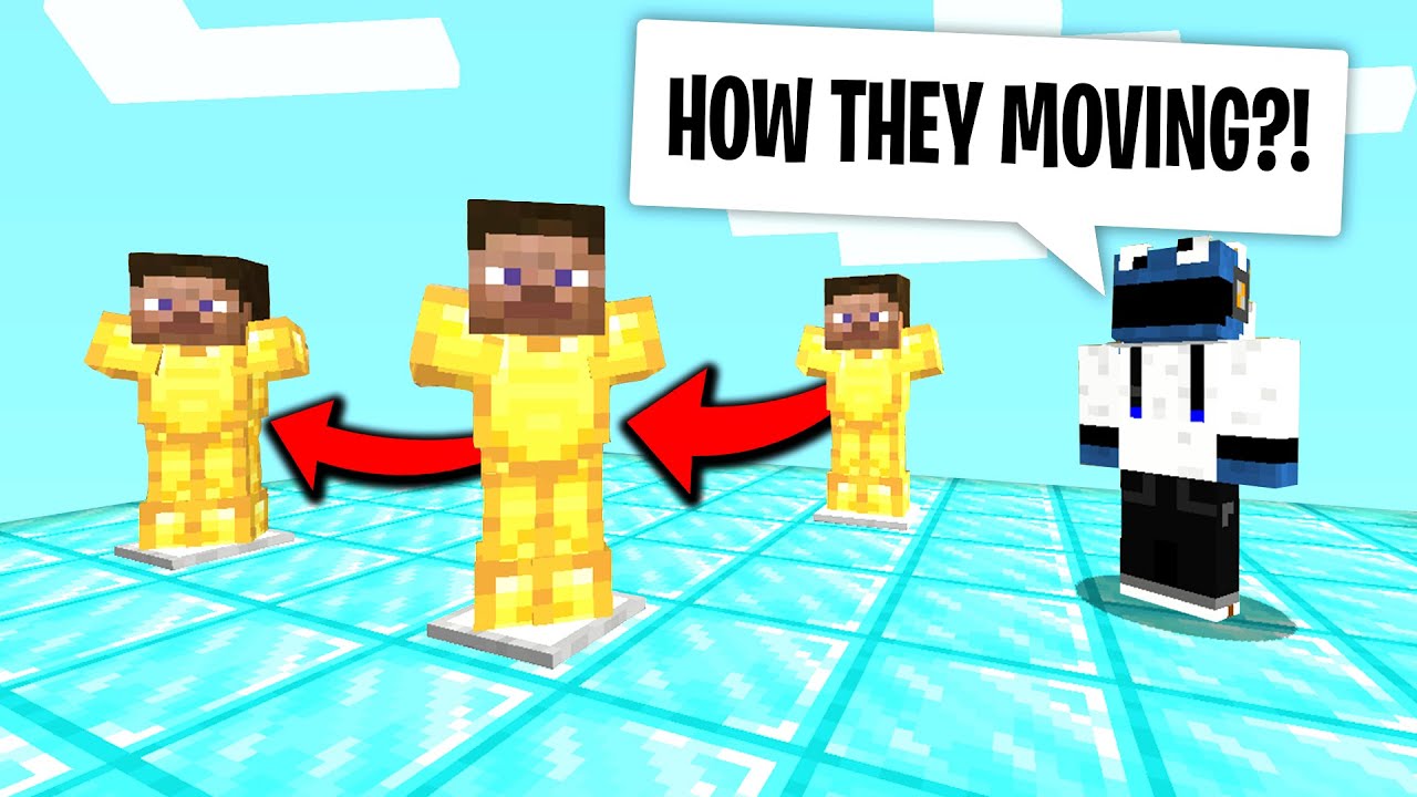 my Minecraft developer coded a haunted moving amour stand troll plugin...