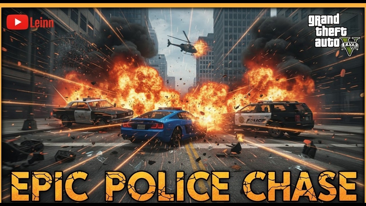 GTA 5 Live Full Chaos in Los Santos | Epic Police Chase #shorts #GTAV