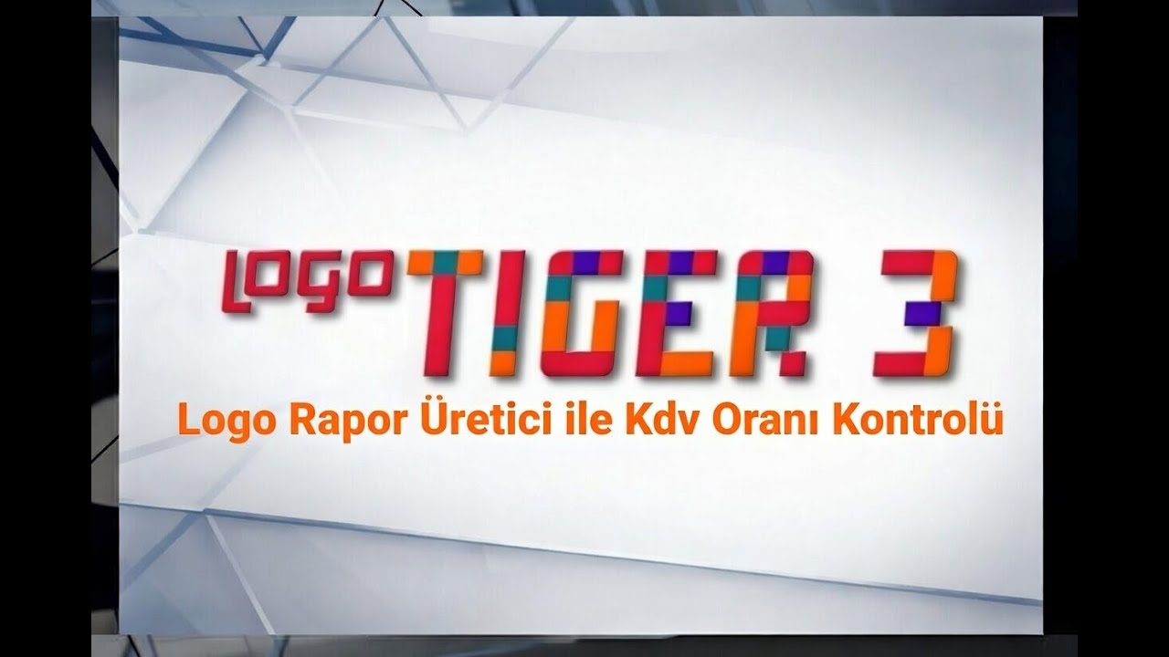 Logo Rapor Üretici ile Kdv Kontrolü