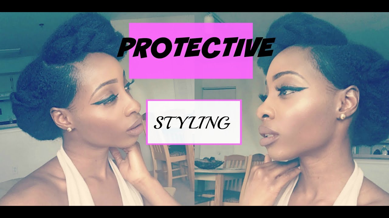 NATURAL HAIR| PROTECTIVE STYLING (TUCK AND ROLL) // CHIC MO'NIQUE