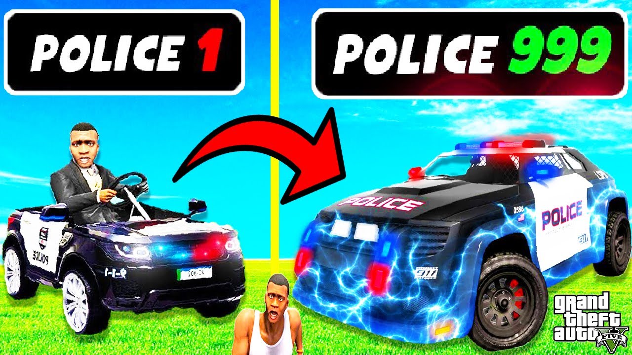 Franklin Upgrading OFFROAD POLICE CARS to GOD POLICE CARS in GTA 5 | SHINCHAN and CHOP