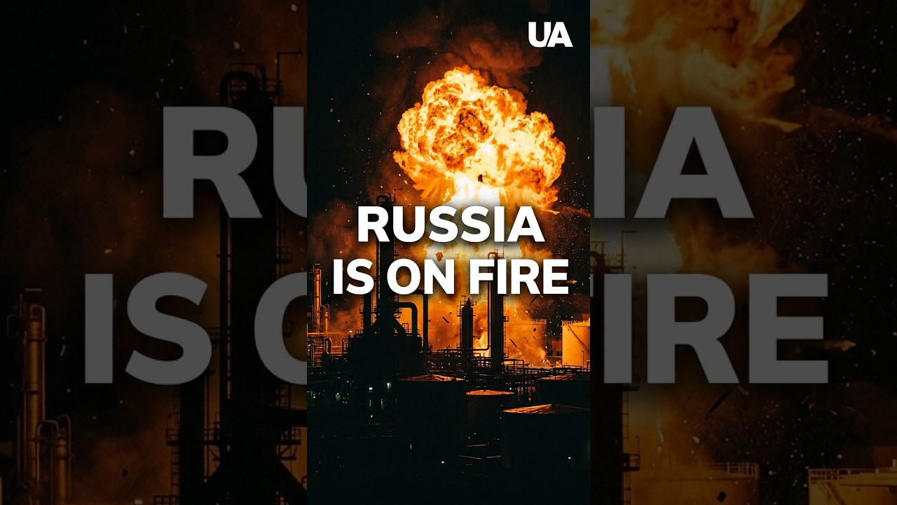 EXPLOSIONS 1300 km from the border! Deep Russian rear IN FLAMES! #shorts