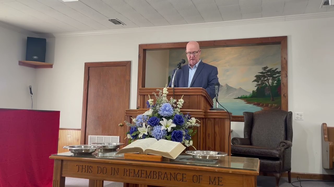 Hickory Grove Baptist Church Bro TJ Boquet preaching. 