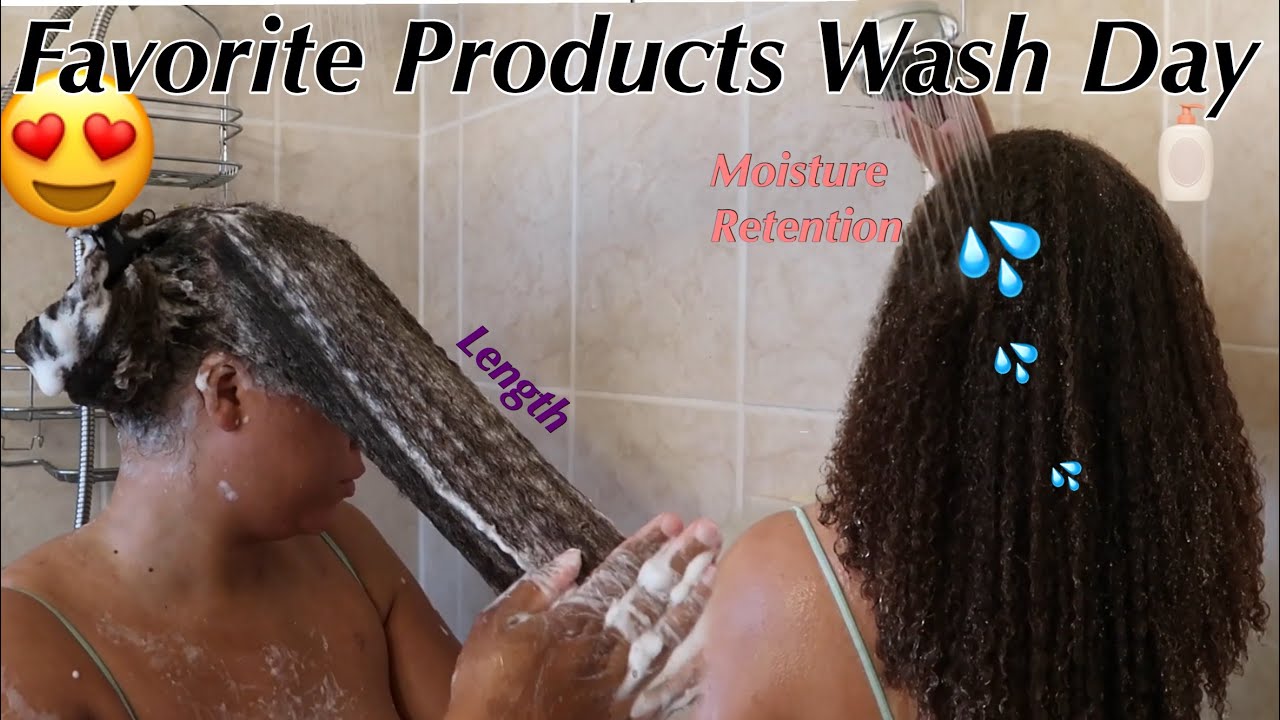 Moisturizing Wash Day Using My Current FAVORITE Products | Natural Hair